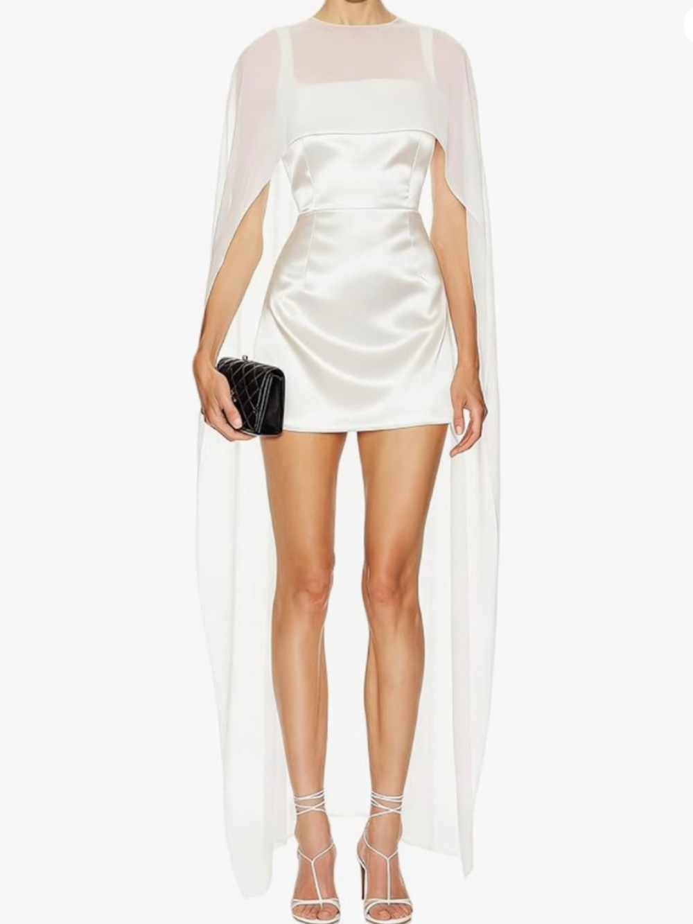 NWT Chiffon Bridal Cape Shawl